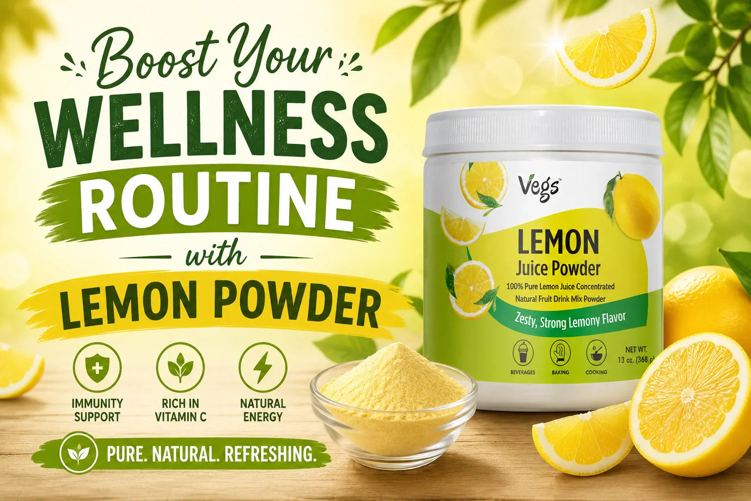 How to Use Lemon Powder Every Day: Drinks, Recipes, and Wellness Tips