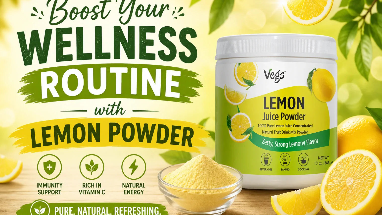 How to Use Lemon Powder Every Day: Drinks, Recipes, and Wellness Tips