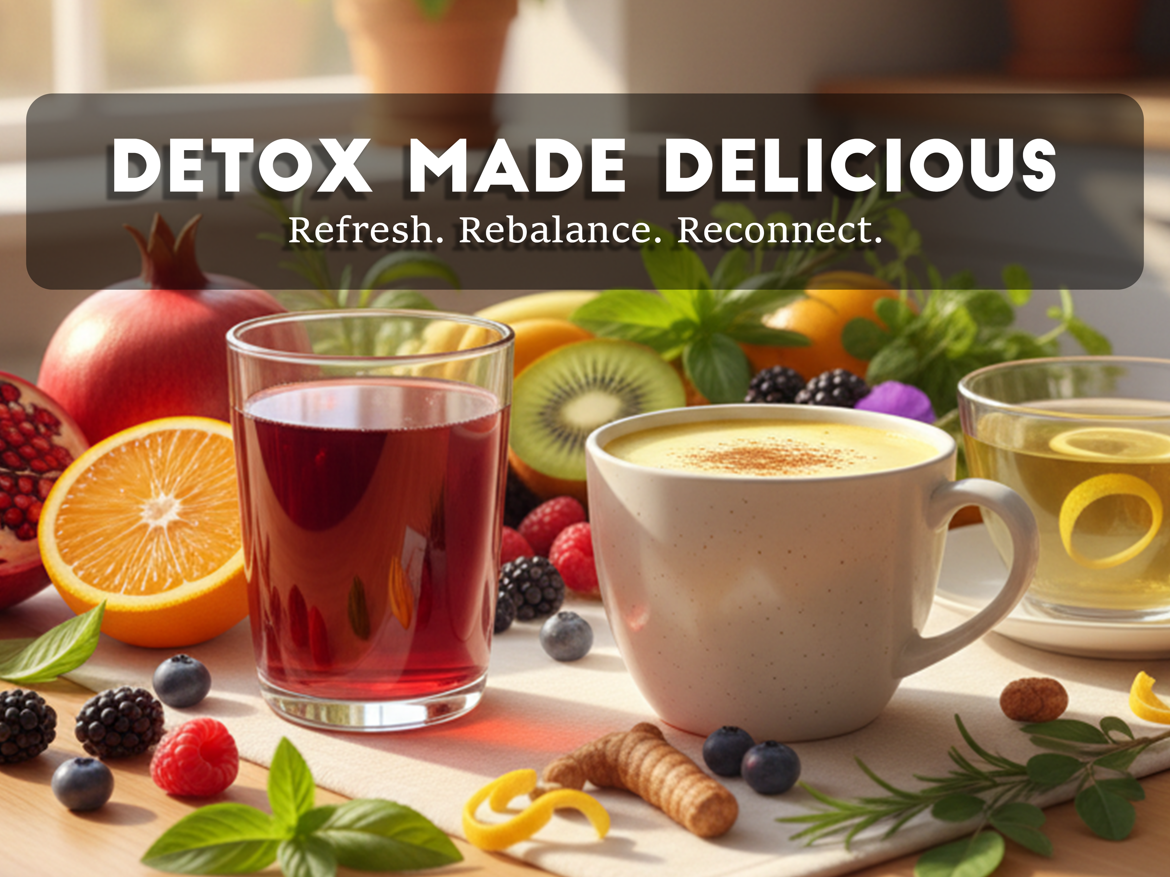 Detox Made Delicious: Cleanse Naturally with Juice Powders and Herbal Teas