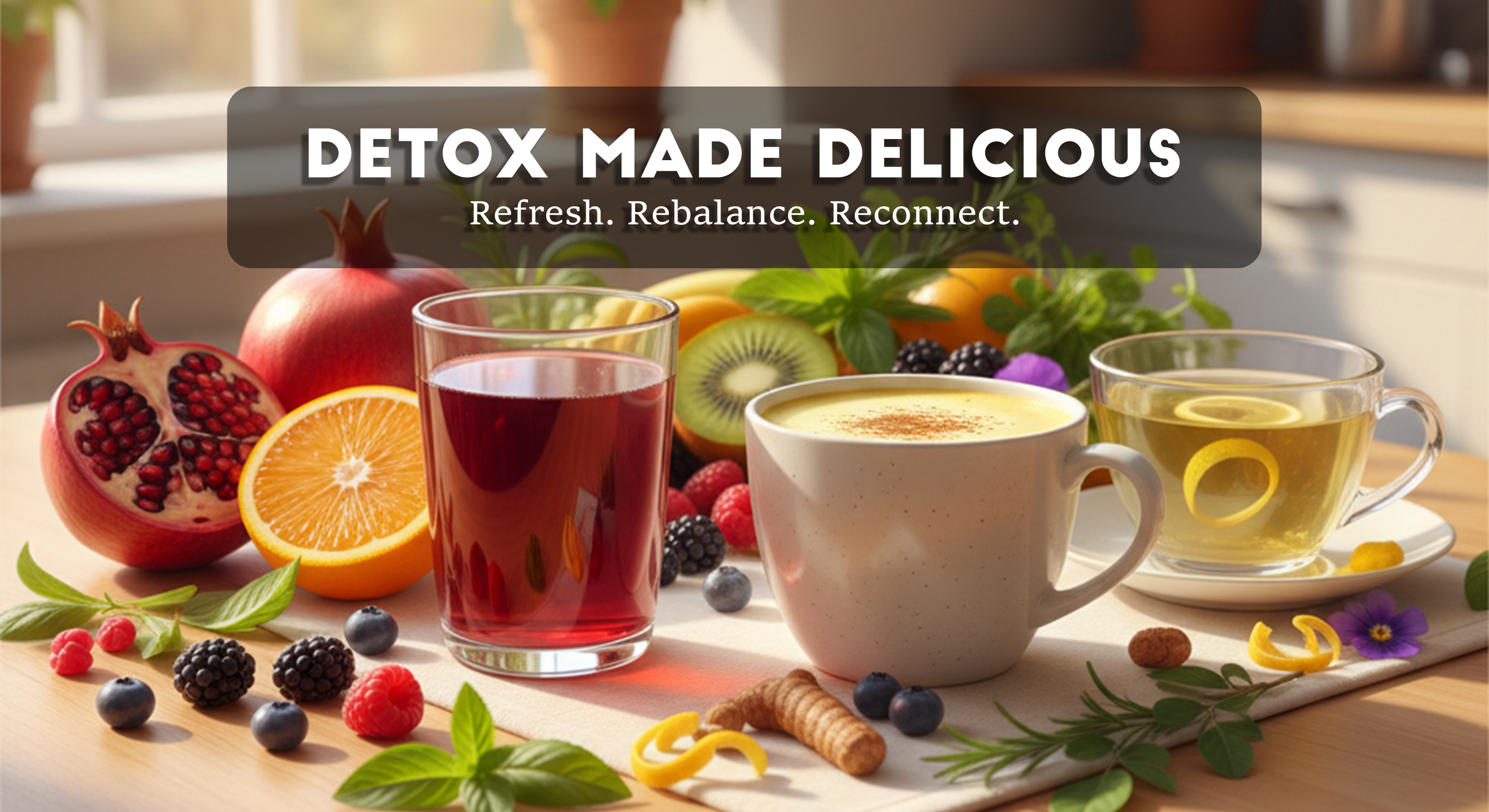 Detox Made Delicious: Cleanse Naturally with Juice Powders and Herbal Teas