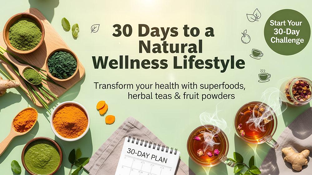 How to Transition to a Natural Wellness Lifestyle in 30 Days