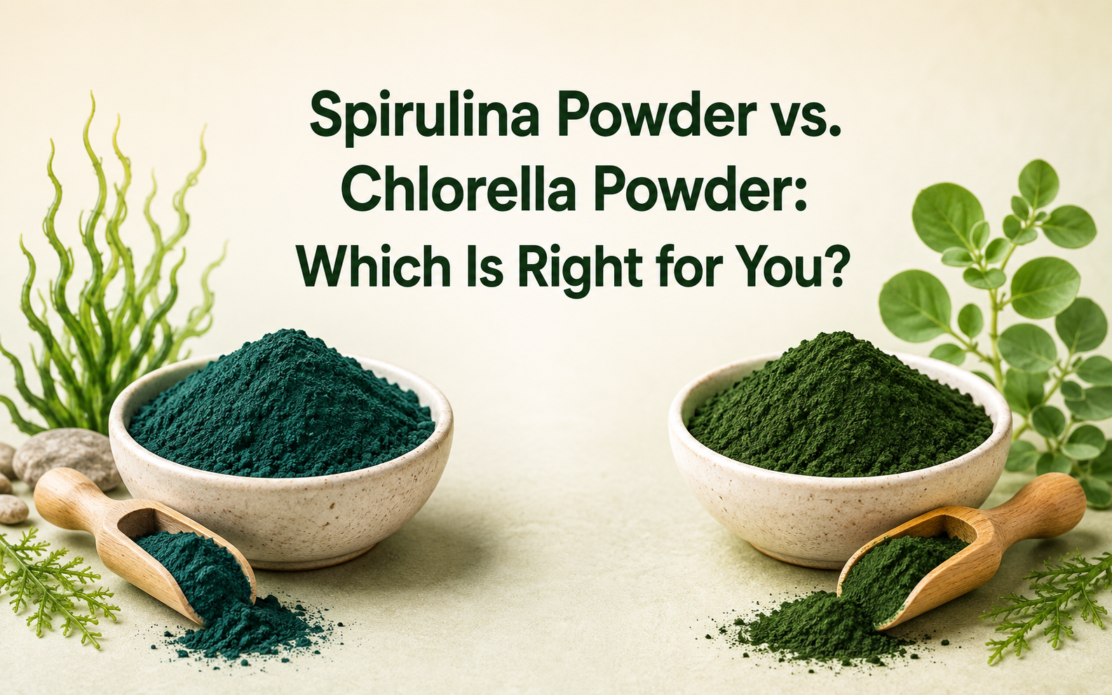 Spirulina Powder vs. Chlorella Powder: Which Is Right for You?