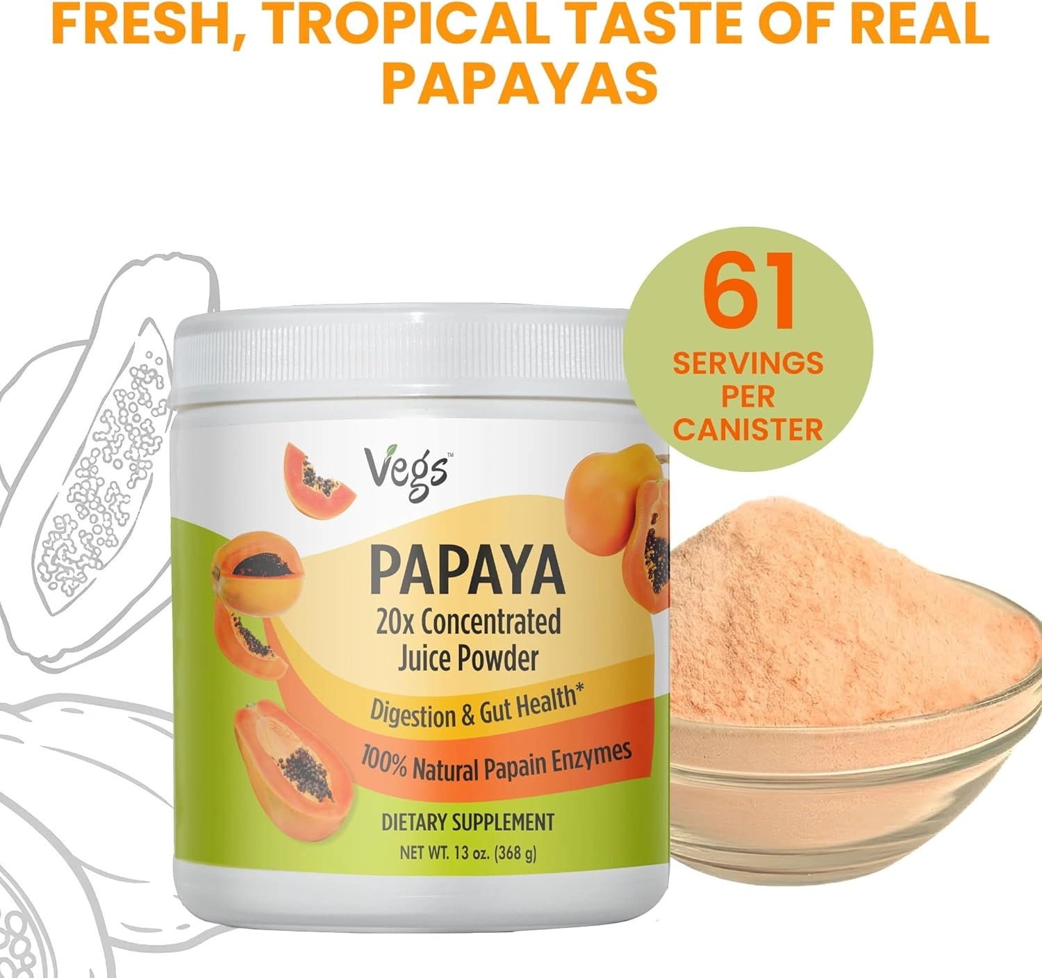 Papaya Juice Powder