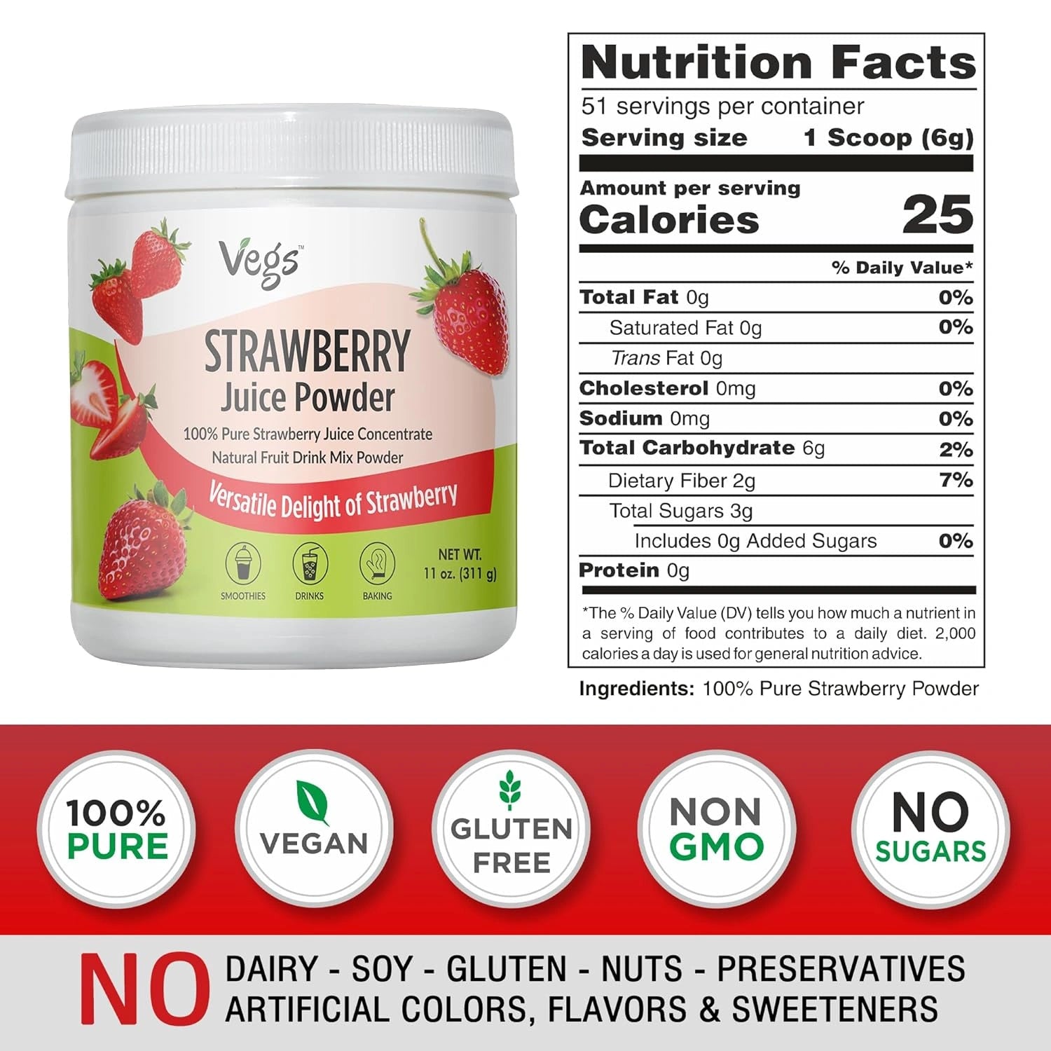 Strawberry Juice Powder