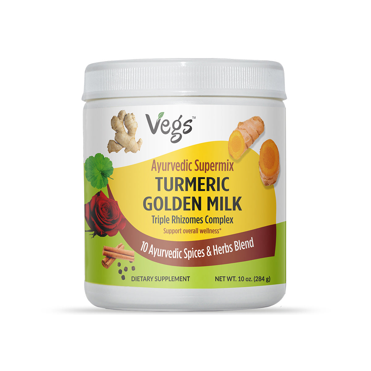 Ayurvedic Spice Turmeric Latte Golden Milk