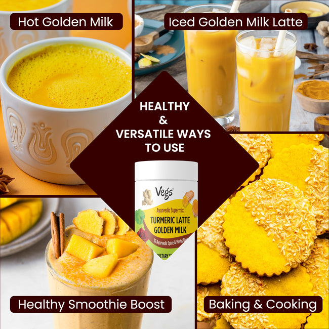 Ayurvedic Spice Turmeric Latte Golden Milk