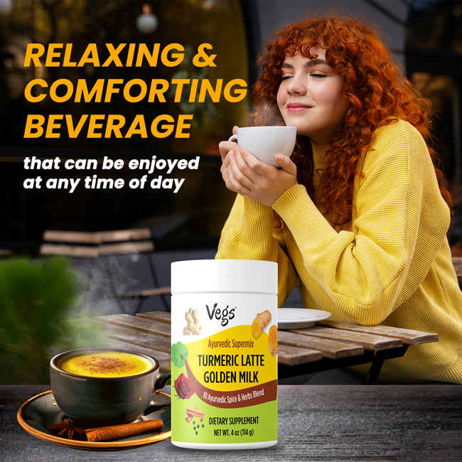 Ayurvedic Spice Turmeric Latte Golden Milk