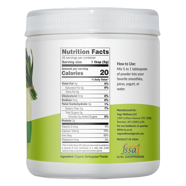 Barley grass powder