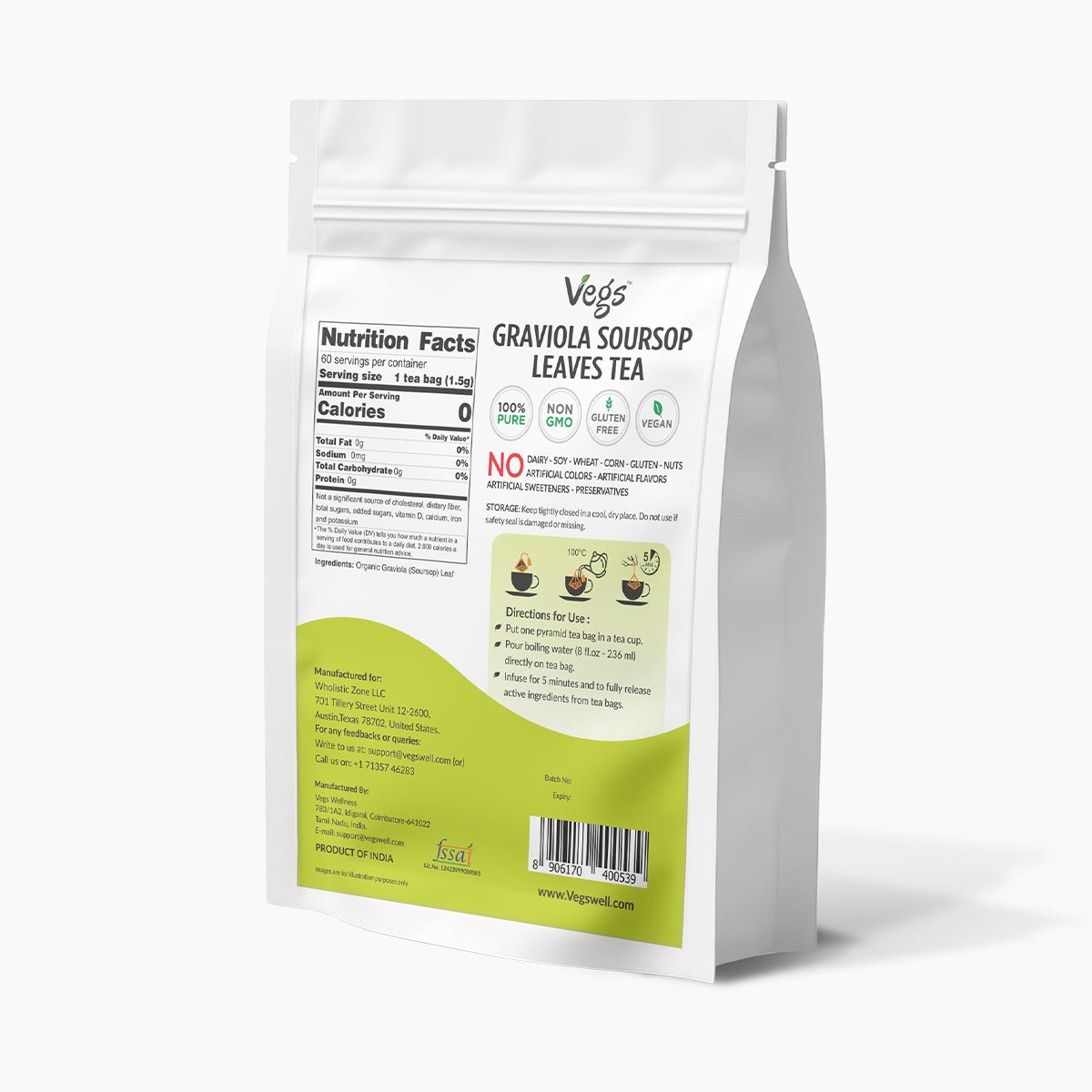 Graviola Soursop Tea Bags