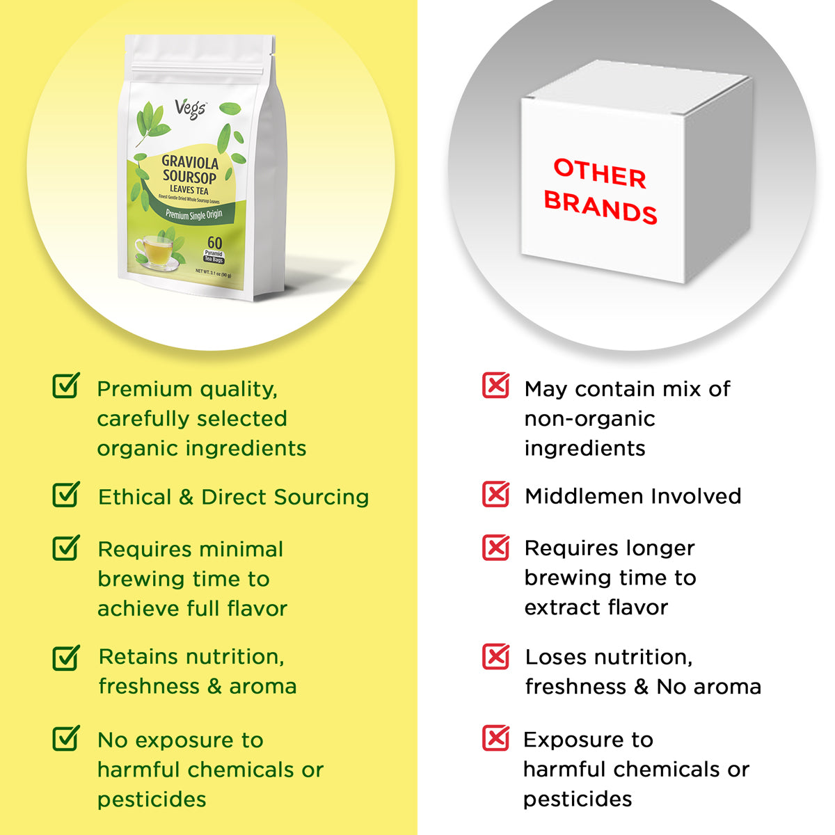 Graviola Soursop Tea Bags