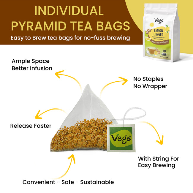 Lemon Ginger Tea Bags