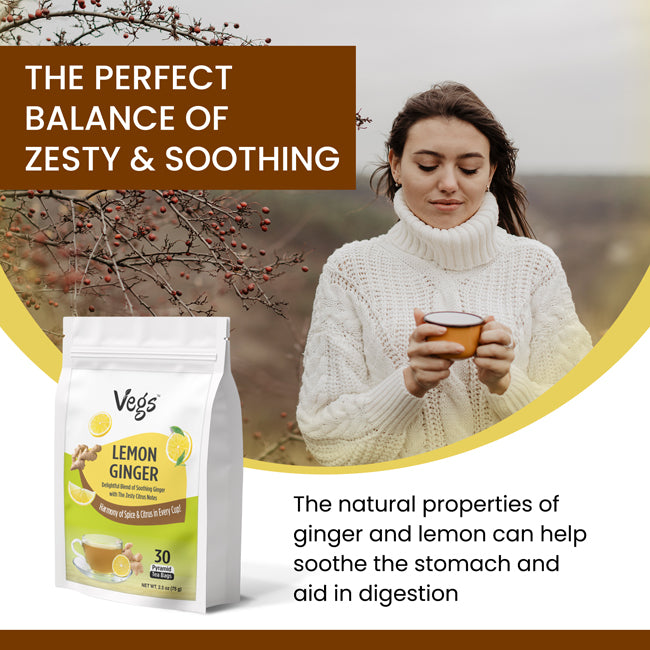 Lemon Ginger Tea Bags