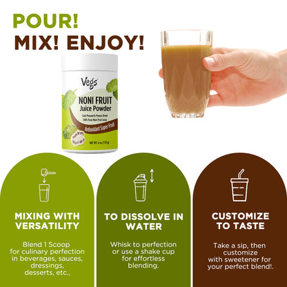 Noni fruit juice powder