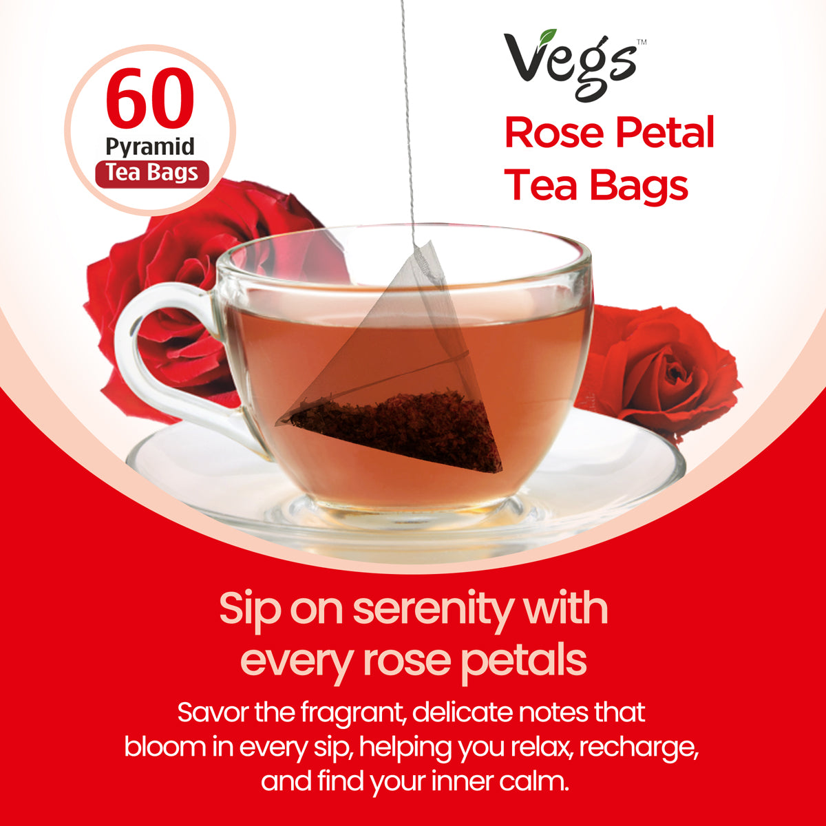 Rose Petals Tea Bags