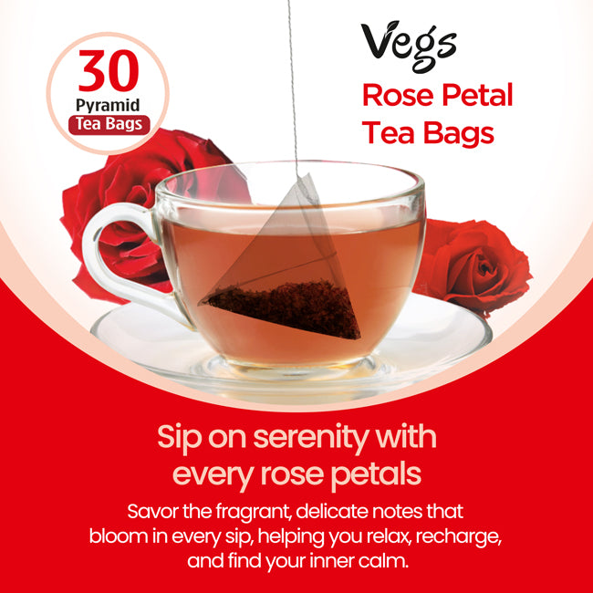 Rose Petals Tea Bags