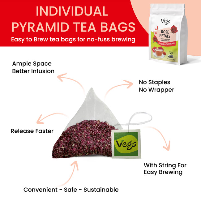 Rose Petals Tea Bags