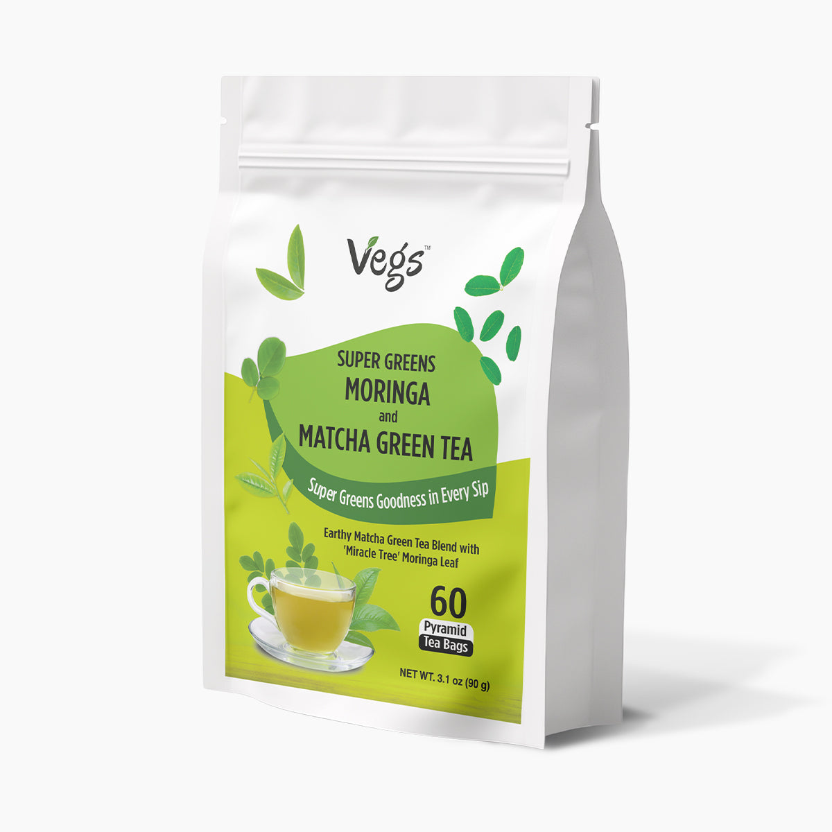 Super Greens Moringa & Matcha Green Tea Bags