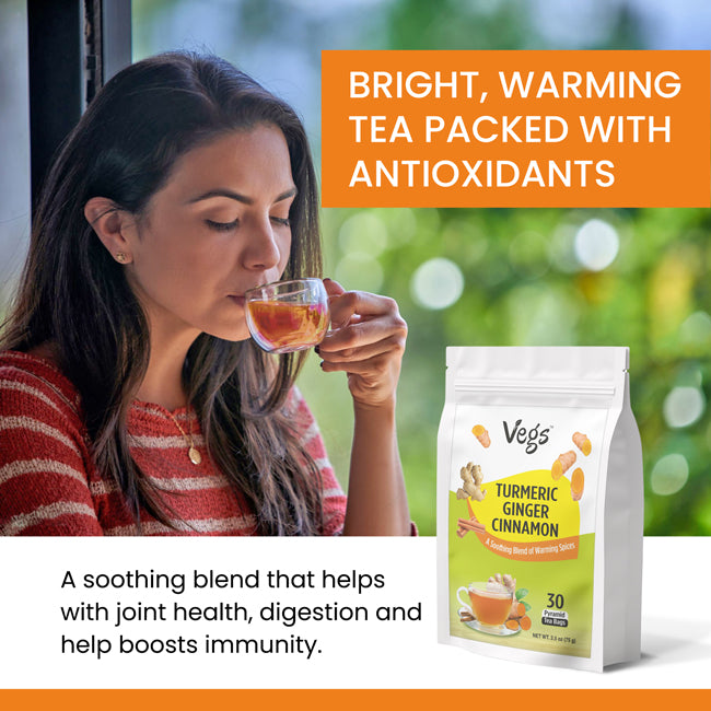 Turmeric Ginger Cinnamon Tea Bags