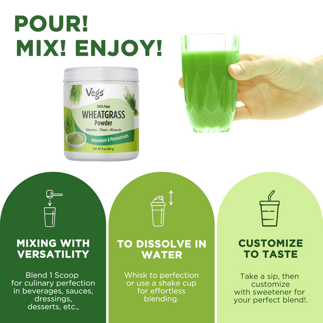 Wheatgrass powder