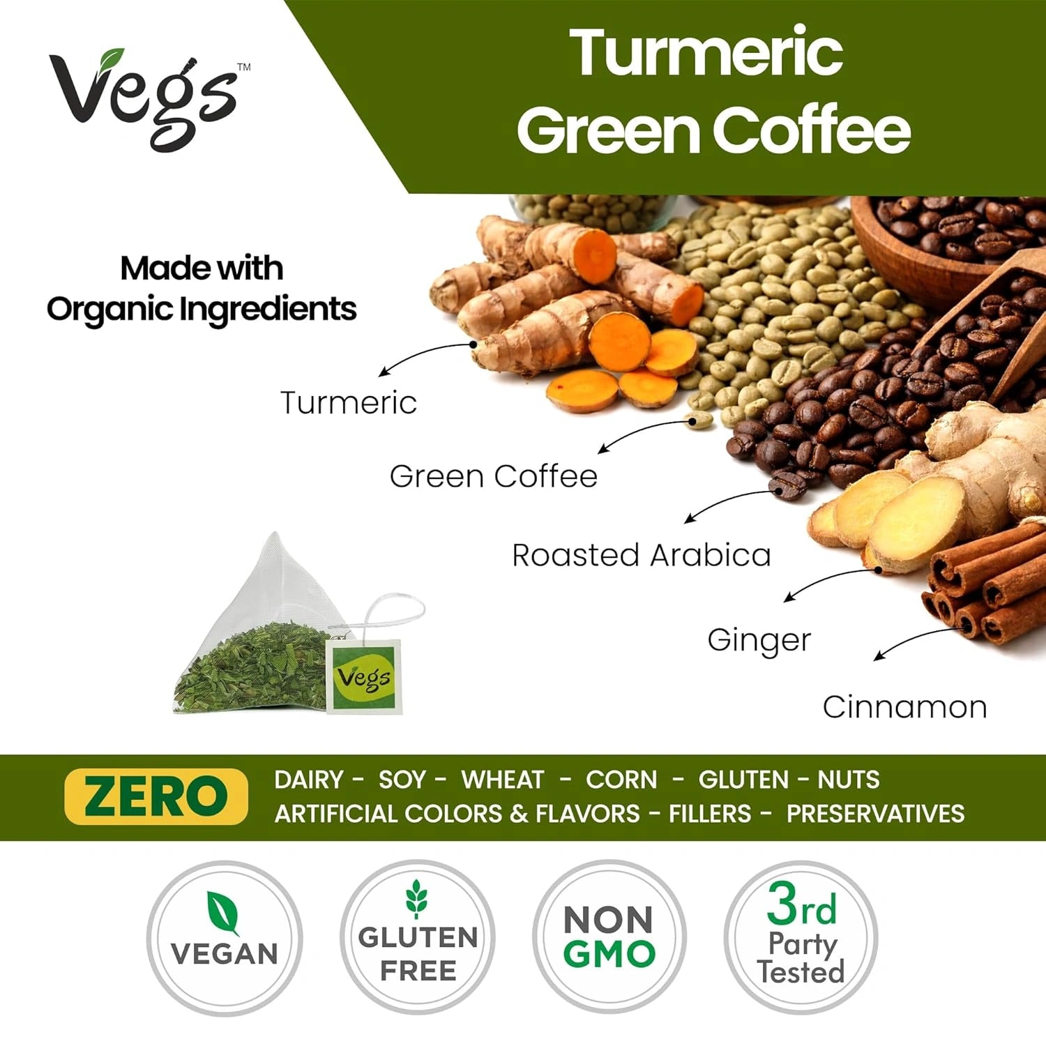 Turmeric Green Coffee