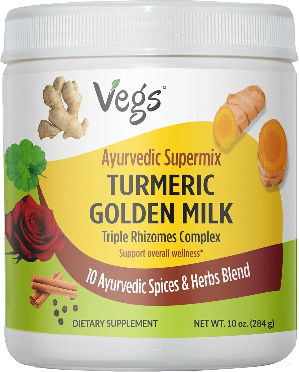 Ayurvedic Spice Turmeric Latte Golden Milk