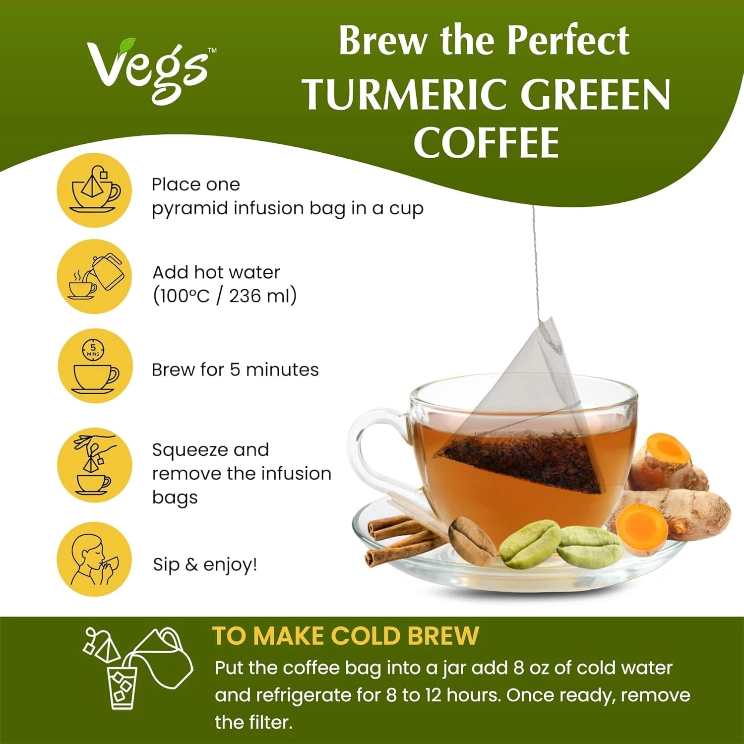 Turmeric Green Coffee